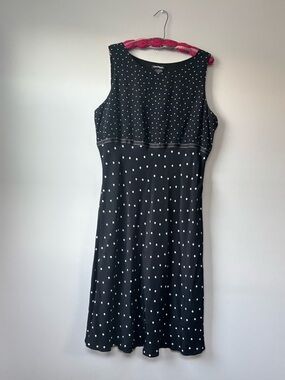 Plus Vintage Polka Dot Dress
